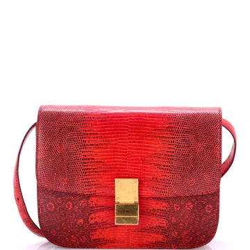Celine Classic Box Bag Lizard Medium