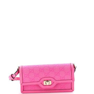 Gucci Luce Shoulder Bag Gg Canvas Mini