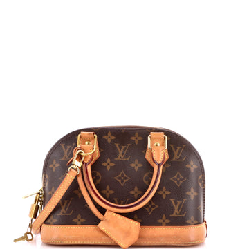 Louis Vuitton Alma Handbag Canvas Bb