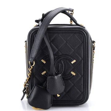 Chanel Filigree Vertical Vanity Case
