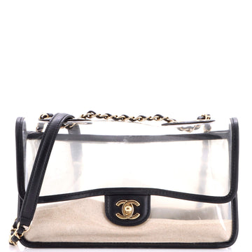 Chanel Sand By The Sea Flap Bag Pvc With