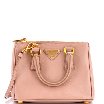 Prada Galleria Double Zip Tote Saffiano