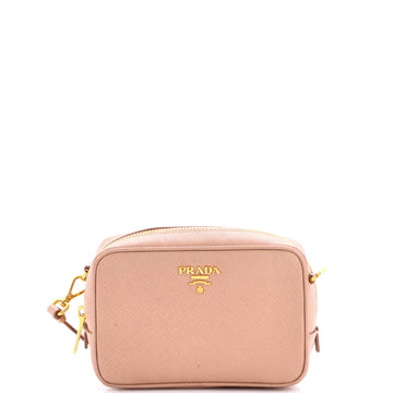 Prada Zip Crossbody Bag Saffiano Leather