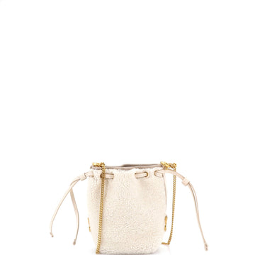 Chloe Marcie Chain Bucket Bag Shearling