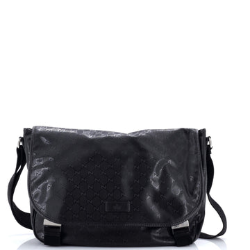Gucci Double Buckle Messenger Bag Gg