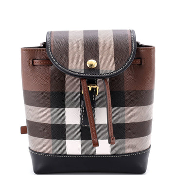 Burberry Flap Backpack House Check