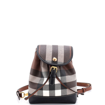 Burberry Flap Backpack House Check