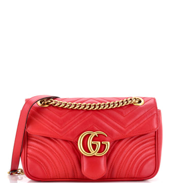 Gucci Gg Marmont Flap Bag Matelasse
