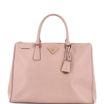 Prada Double Zip Lux Tote Saffiano