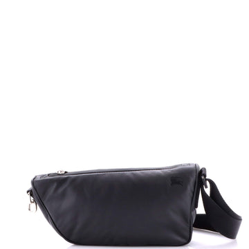 Burberry Shield Messenger Bag Leather
