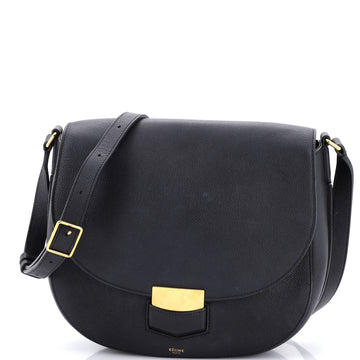 Celine Trotteur Crossbody Bag Grainy