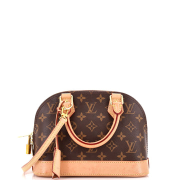 Louis Vuitton Alma Handbag Canvas Bb