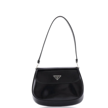 Prada Cleo Flap Shoulder Bag Spazzolato