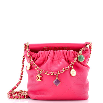 Chanel Resin Charms Chain Bucket Bag