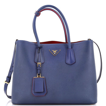 Prada Cuir Double Tote Saffiano Leather