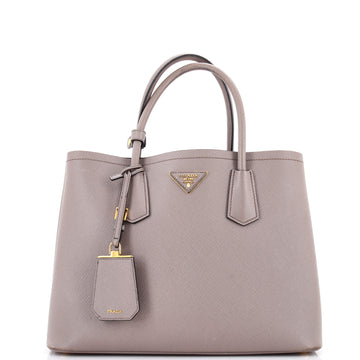 Prada Cuir Double Tote Saffiano Leather