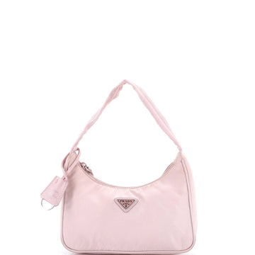 Prada Re-Edition Hobo Tessuto Mini