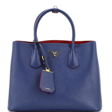 Prada Cuir Double Tote Saffiano Leather