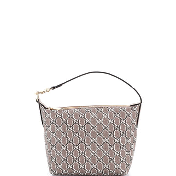 Gucci Ophidia Zip Shoulder Bag Gg Shadow