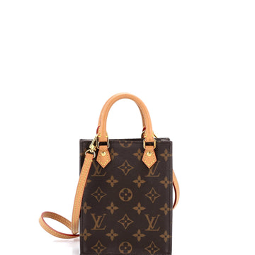 Louis Vuitton Petit Sac Plat Bag Canvas