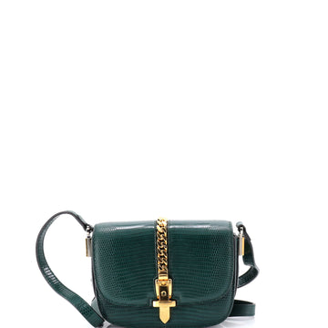 Gucci Sylvie Shoulder Bag Lizard Small