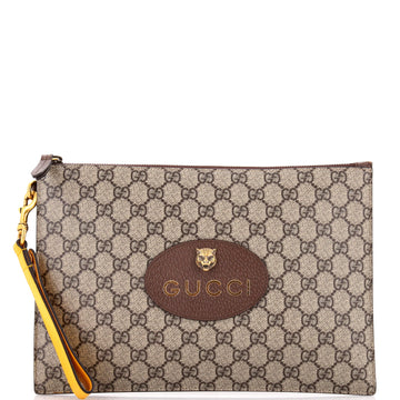 Gucci Neo Vintage Wristlet Pouch Gg