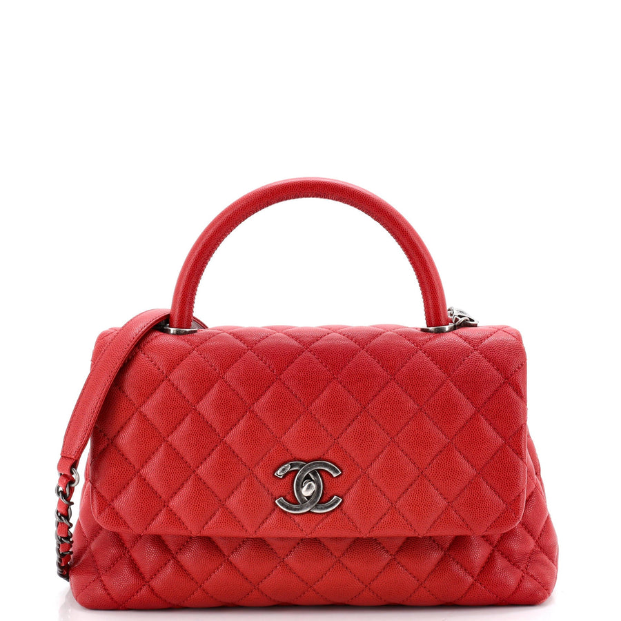 Chanel Coco Top Handle Bag Quilted