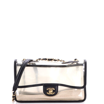Chanel Sand By The Sea Flap Bag Pvc With