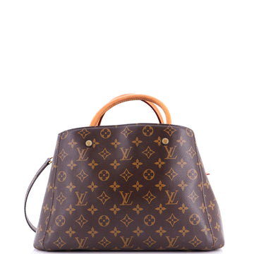 Louis Vuitton Montaigne Handbag Canvas