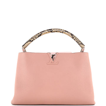 Louis Vuitton Capucines Bag Leather With