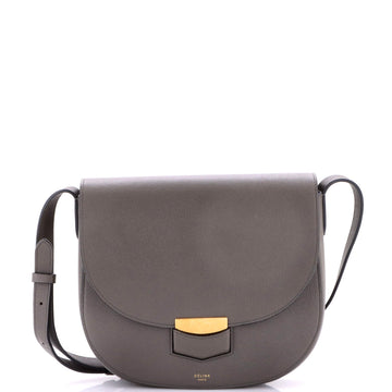 Celine Trotteur Crossbody Bag Grainy