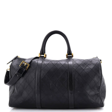 Chanel Vintage Diamond Stitch Boston Bag