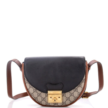 Gucci Padlock Saddle Shoulder Bag Gg