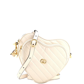 Gucci Interlocking G Heart Shoulder Bag