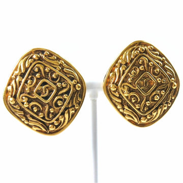 Chanel Cc Logo Clip-On Earrings Metal