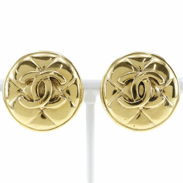Chanel Cc Logo Clip-On Earrings Metal