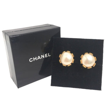 Chanel Clip-On Earrings Gold-