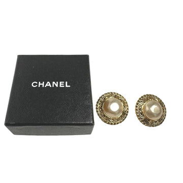 Chanel Earrings Gold-Tone Metal