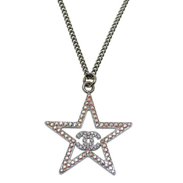 Chanel Cc Logo Star Pendant Necklace