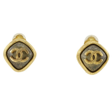 Chanel Clip-On Earrings Gold-