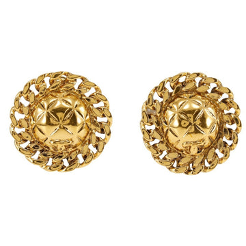 Chanel Cc Logo Clip-On Earrings Metal