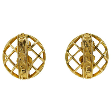 Chanel Earrings Gold-Tone Metal