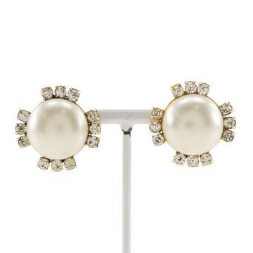 Chanel Clip-On Earrings Pearl