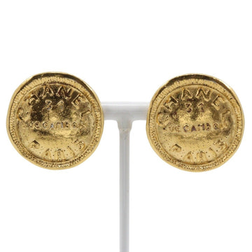 Chanel Clip-On Earrings Gold-