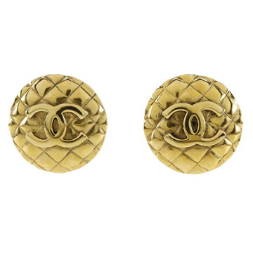 Chanel Cc Logo Clip-On Earrings Metal