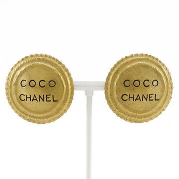 Chanel Logo Clip-On Earrings