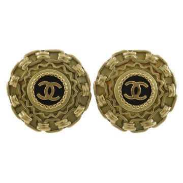 Chanel Cc Logo Clip-On Earrings Metal