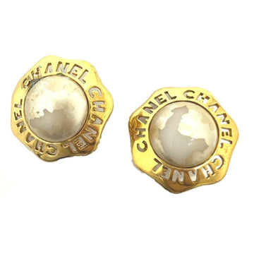 Chanel Cc Logo Clip-On Earrings Metal
