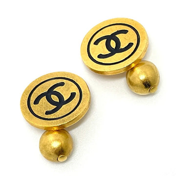 Chanel Cc Logo Bracelet Gold-Tone Metal
