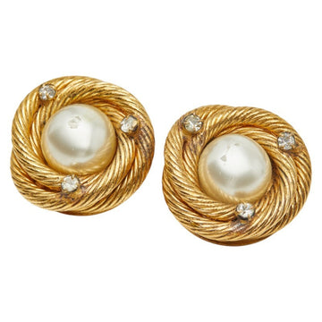 Chanel Clip-On Earrings Pearl